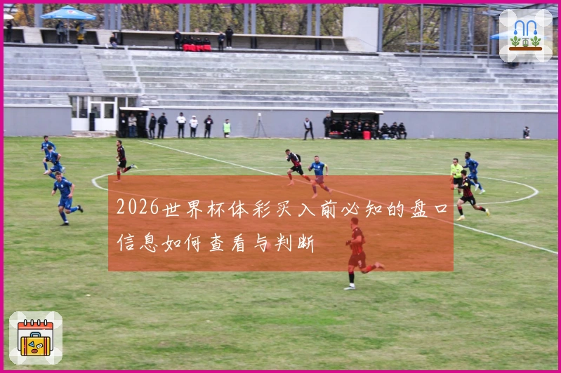 2026世界杯体彩买入前必知的盘口信息如何查看与判断