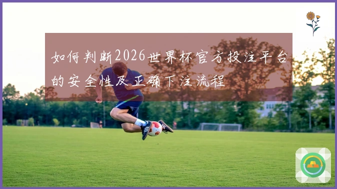 如何判断2026世界杯官方投注平台的安全性及正确下注流程